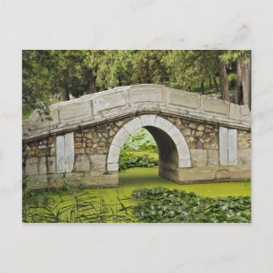 Brücke, Sommerpalast, Peking, China Postkarte