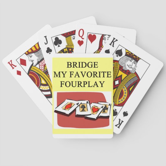 Brücke Spielkarten (Rückseite)