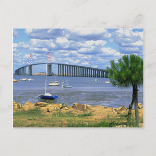Brücke, St. Nazaine, Frankreich Postkarte