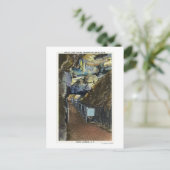 Brücke über Chasm mit ausgewogenem Felsen Postkarte (Stehend Vorderseite)