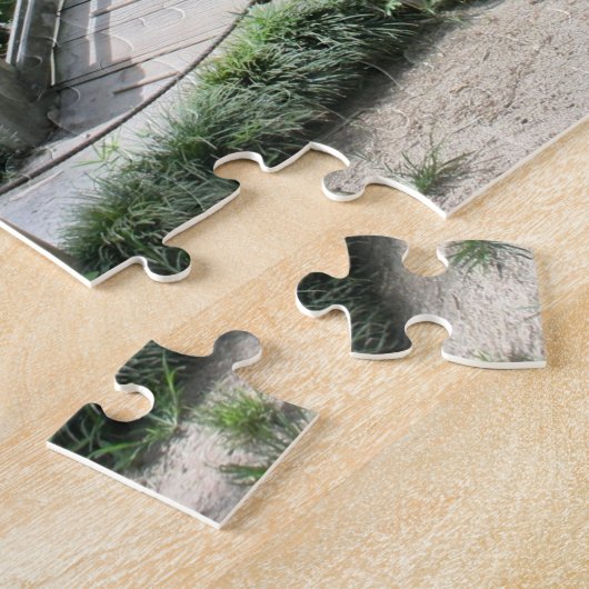 Brücke über das Grün Puzzle (Seite)