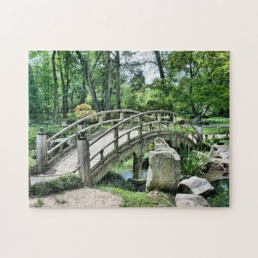 Brücke über das Grün Puzzle (Horizontal)