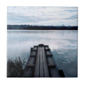 Brücke über den Dnieper mit Schilf Fliese (Vorderseite)