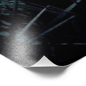 Brücke über den Dnieper mit Schilf Fotodruck (Ecke)