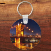 Brücke über den Fluss Ohio in Cincinnati Ohio Schlüsselanhänger (Vorderseite)