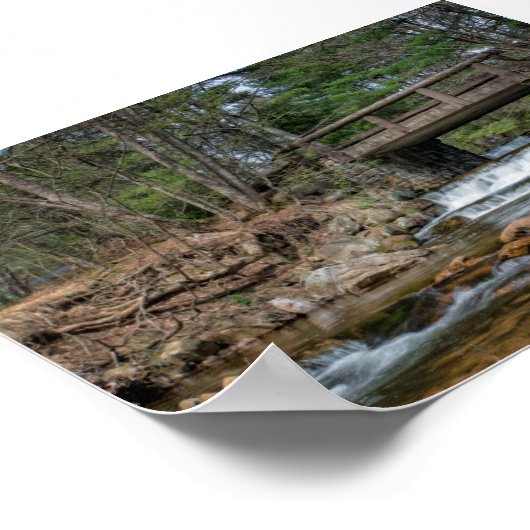 Brücke über den Hickory Run Poster (Ecke)