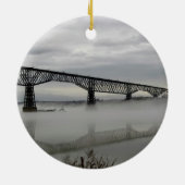 Brücke über den Hudson Keramik Ornament (Hinten)