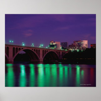 Brücke über den Potomac Poster