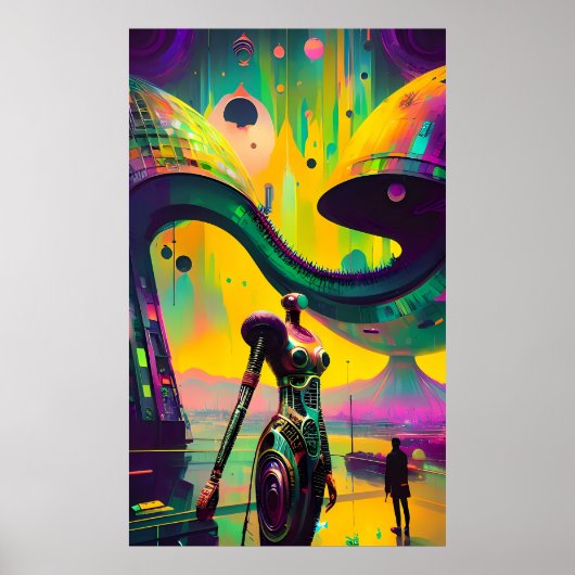 Brücke über den Roboter Kwai Ken Gage Sci-Fi Poster (Vorne)