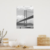 Brücke über den Tejo Poster (Küche)