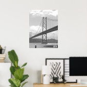 Brücke über den Tejo Poster (Heimbüro)