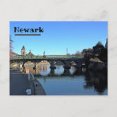 Brücke über den Trent bei der Newark Postcard Postkarte (Vorderseite)