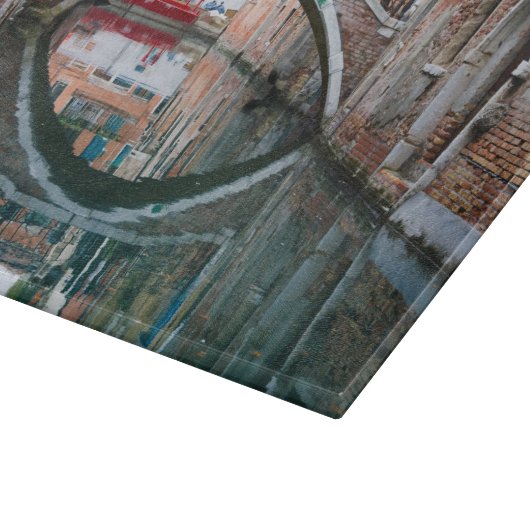 Brücke über den Venedig-Kanal Schneidebrett (Ecke)