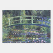Brücke über den Wasserlilie Pond von Claude Monet Geschenkpapier Set (Vorderseite 2)