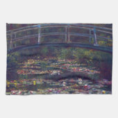 Brücke über den Wasserlilie Pond von Claude Monet Geschirrtuch (Horizontal)