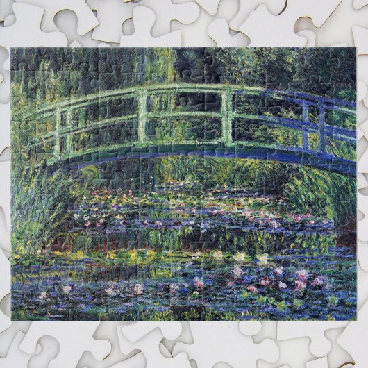 Brücke über den Wasserlilie Pond von Claude Monet Puzzle
