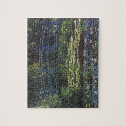 Brücke über den Wasserlilie Pond von Claude Monet Puzzle (Vertikal)