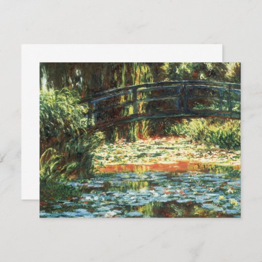 Brücke über den Wasserlilie-Teich von Claude Monet (Vorne/Hinten)