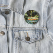 Brücke über den Wasserlilie-Teich von Claude Monet Button (Beispiel)