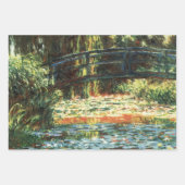 Brücke über den Wasserlilie-Teich von Claude Monet Geschenkpapier Set (Vorderseite 2)
