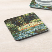 Brücke über den Wasserlilie-Teich von Claude Monet Getränkeuntersetzer (Linke Seite)