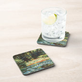 Brücke über den Wasserlilie-Teich von Claude Monet Getränkeuntersetzer (Rechte Seite)