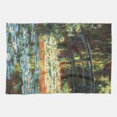 Brücke über den Wasserlilie-Teich von Claude Monet Handtuch (Horizontal)