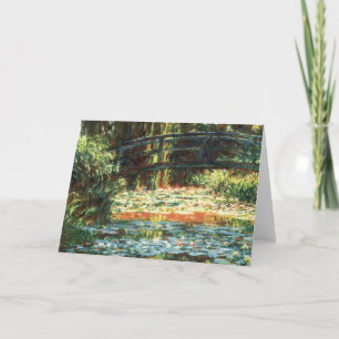 Brücke über den Wasserlilie-Teich von Claude Monet Karte