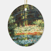 Brücke über den Wasserlilie-Teich von Claude Monet Keramikornament (Links)