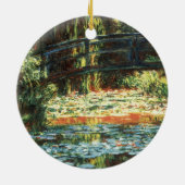 Brücke über den Wasserlilie-Teich von Claude Monet Keramikornament (Hinten)