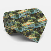 Brücke über den Wasserlilie-Teich von Claude Monet Krawatte (Gerollt)
