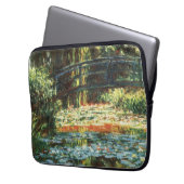 Brücke über den Wasserlilie-Teich von Claude Monet Laptopschutzhülle (Vorderseite Links)