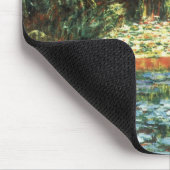 Brücke über den Wasserlilie-Teich von Claude Monet Mousepad (Ecke)