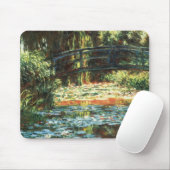 Brücke über den Wasserlilie-Teich von Claude Monet Mousepad (Mit Mouse)