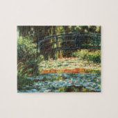 Brücke über den Wasserlilie-Teich von Claude Monet Puzzle (Horizontal)