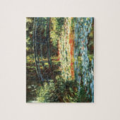 Brücke über den Wasserlilie-Teich von Claude Monet Puzzle (Vertikal)