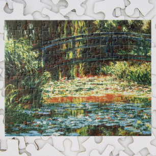 Brücke über den Wasserlilie-Teich von Claude Monet Puzzle