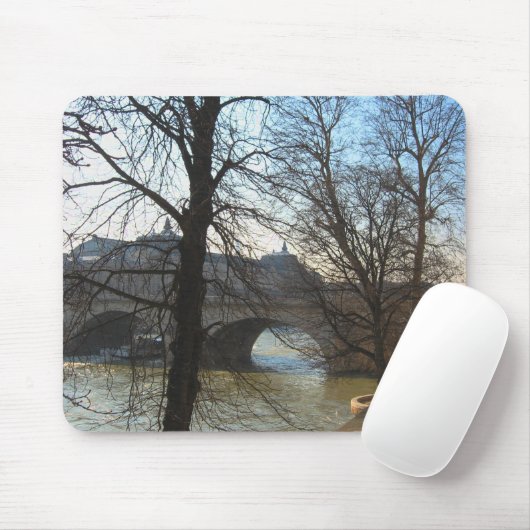 Brücke über der Seine, mousepad (Mit Mouse)