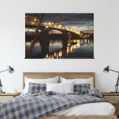 Brücke über die Donau. Leinwanddruck (Insitu (Schlafzimmer))