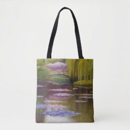 Brücke über die Monet-Teich-Tasche Tasche