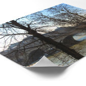 Brücke über die Seine Poster (Ecke)