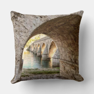 Brücke über Drina Kissen