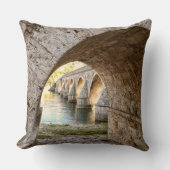 Brücke über Drina Kissen (Vorderseite)