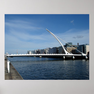 Brücke über Dublin Ireland River Poster