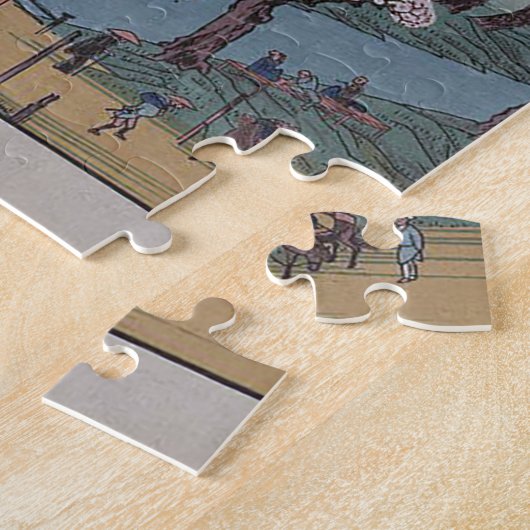 Brücke über einem Kanal Puzzle (Seite)