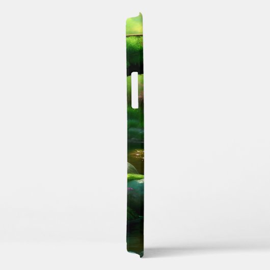 Brücke über einen Bach im Wald. 1 Case-Mate iPhone Hülle (Rückseite / Rechts)