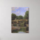 Brücke über einen Fluss in Spanien (durch Santiago Leinwanddruck (Vorderseite)