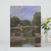 Brücke über einen Fluss in Spanien Karte (Stehend Vorderseite)