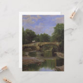 Brücke über einen Fluss in Spanien Karte (Vorderseite/Rückseite Beispiel)