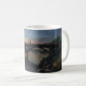 Brücke über einen Fluss Kaffeetasse (VorderseiteRechts)